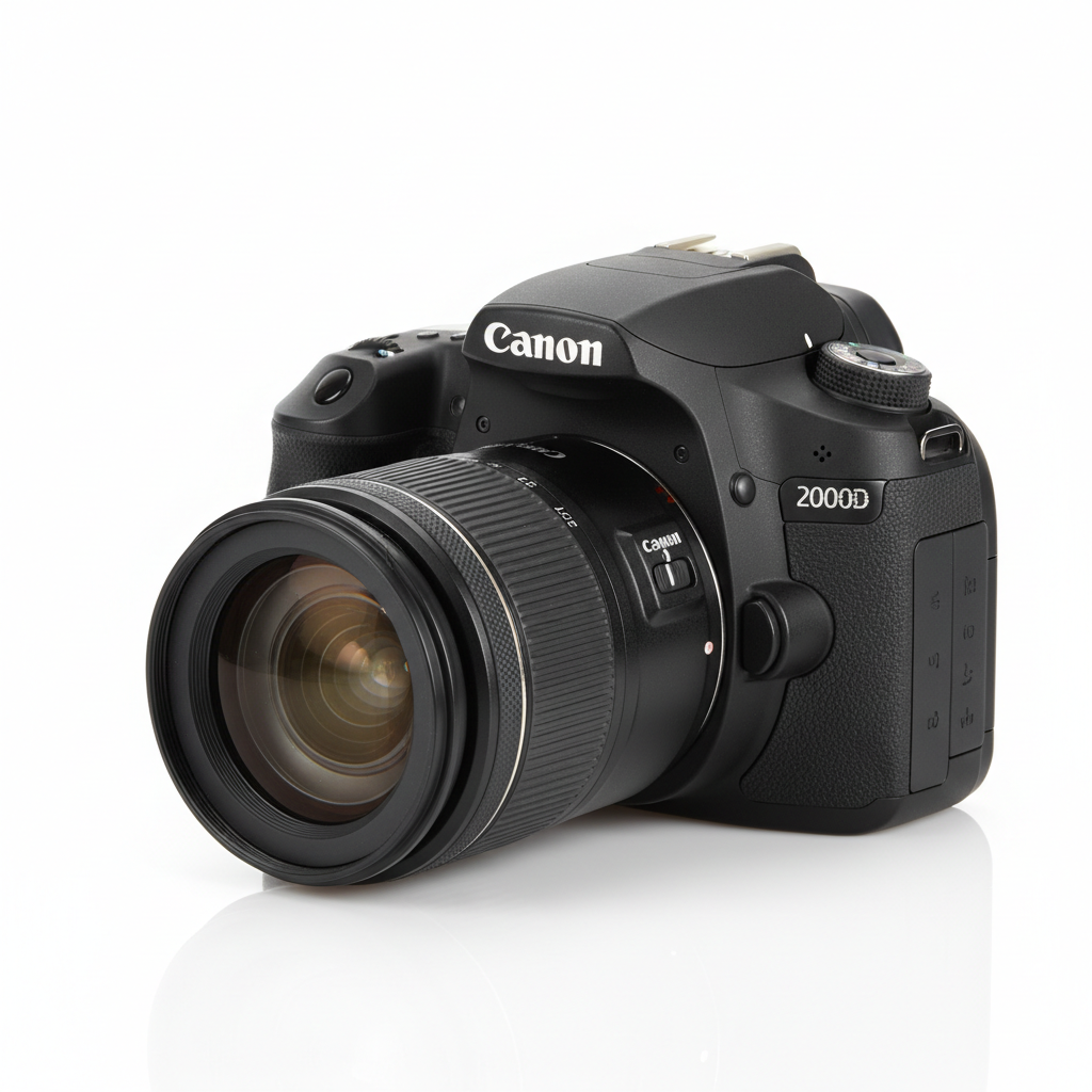 Canon EOS 2000D con objetivo 18-55mm IS II